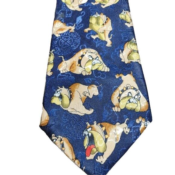 Spike the Bulldog Neck Tie from Tom and Jerry Cartoon Blue - Picture 3 of 8